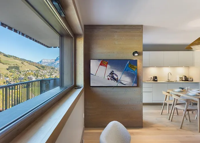 Neuf A Megeve, Acces Wellness Et Piscine - Fr-1-569-45 Apartament Megève